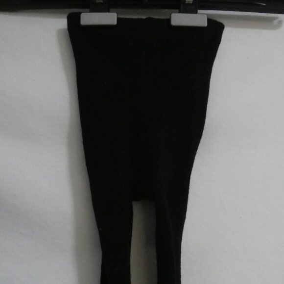 Black Combed Cotton Tights With Feet | Baby Girl | 18-24 months | NWOT - Picture 3 of 9